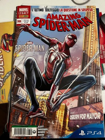 Amazing Spider-man 705 Variant Gioco PS4 Marvel Panini