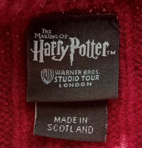 Maglione Grifondoro Quidditch Harry Potter Originale