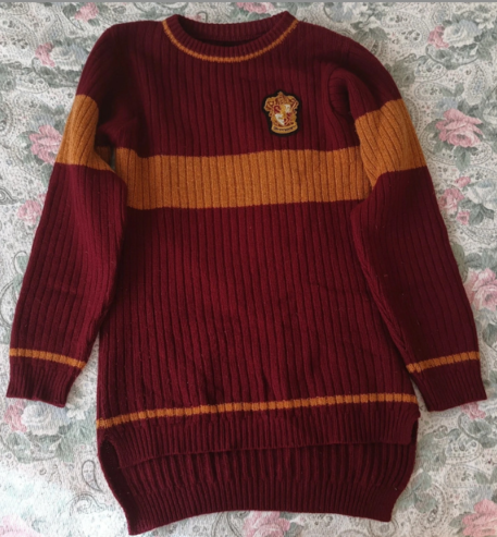 Maglione Grifondoro Quidditch Harry Potter Originale