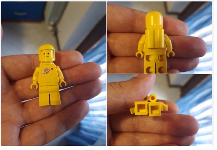 Astronauta Lego classic Yellow Space 1984-1986